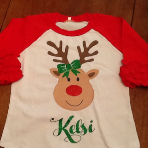 Girls Icing Ruffle Raglan Shirts- Multiple Colors Monogramable Shirts ...