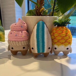 Lalylala かぎ針編みパターン 夏のあみぐるみパイナップル