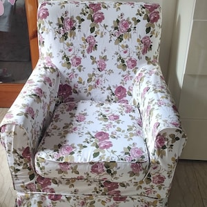 Housse De Fauteuil IKEA Ektorp Jennylund - Motif Floral Multicolore - Neuve