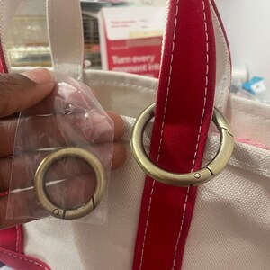 オルゴンリング 赤いポーチ Large, Small or Mini O-ring Hardware Replacement With Spring