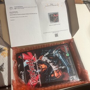 Berserk Millenium Empire Arc ENGLISH TRANSLATION [PS2] DVD Case