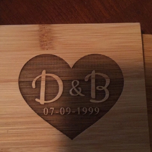 Personalized Cutting Board and Coasters Gift Set Custom Etsy