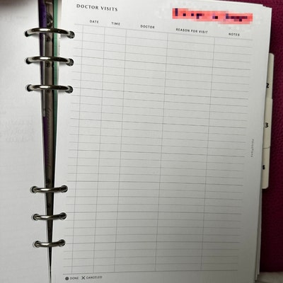 Savings Log A4, US Letter Printable Planner Inserts Financial Journal ...