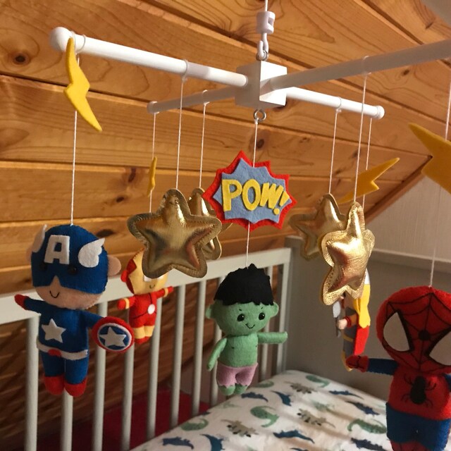 Avengers baby mobile 2025