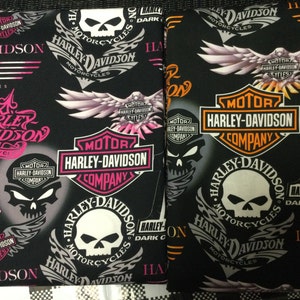 harley davidson cotton fabric