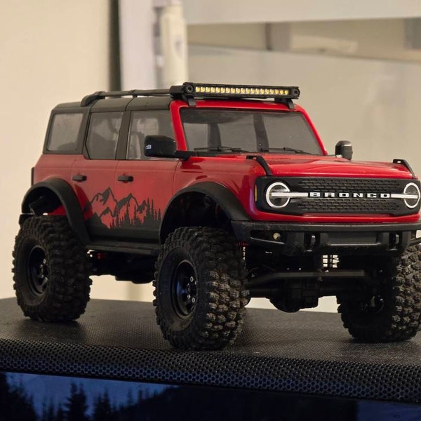 Mountain Treeline Graphics for the Traxxas TRX-4M 1:18 Bronco, by RC ...