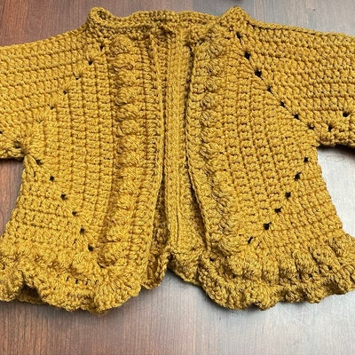 CROCHET PATTERN Crochet Baby, Child Granny Square Sweater, Jacket, Baby ...