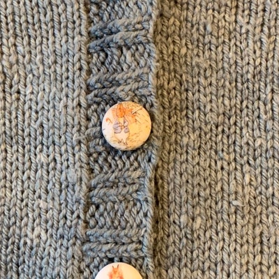 Fabric Buttons, Peter Rabbit Family Buttons, Beatrix Potter Shank ...