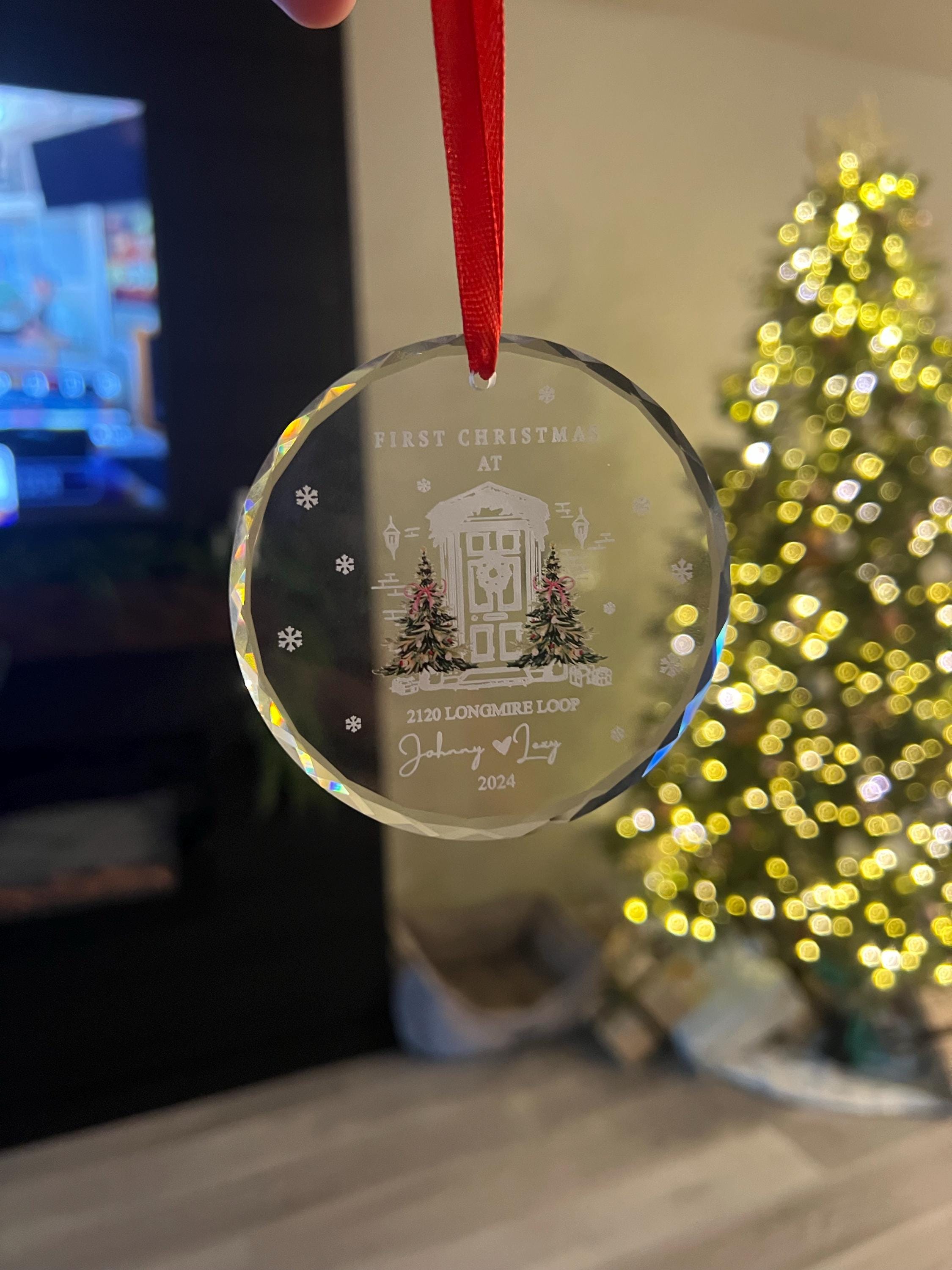 First Christmas In Our New Home Ornament, New House Christmas Ornament, Our First Home Keepsake, Housewarming Bauble Gift, First Home 2025