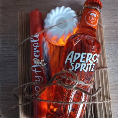 Aperol Geschenkset Mit Socken Und Karte - Perfektes Geschenk Für Aperol Liebhaber
