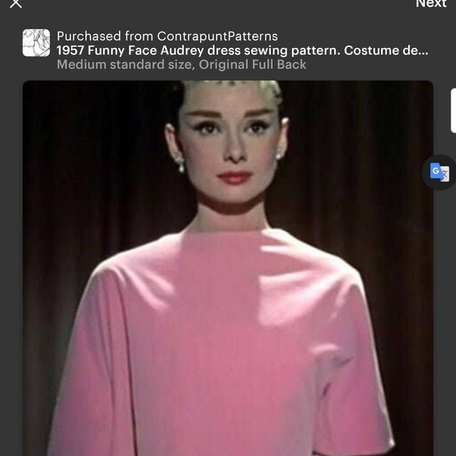 funny face pink dress Audrey Hepburn Funny Face Dresses - Her Sensational 1950s Fashion