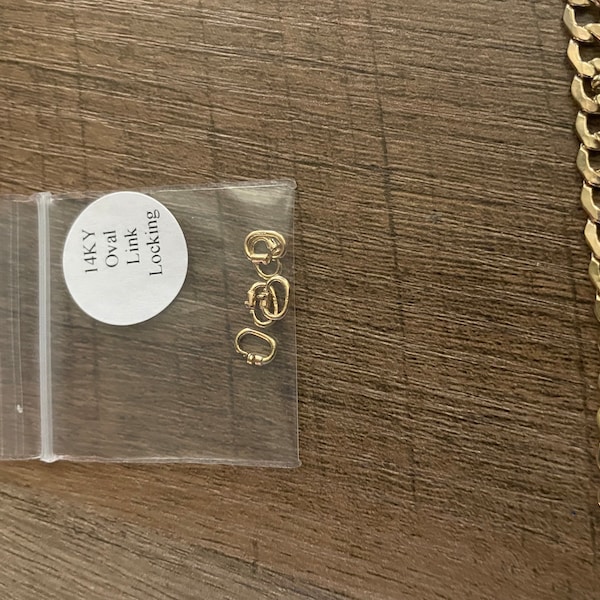 Oval Magic Link Locking Jump Ring No Soldering Required - Etsy