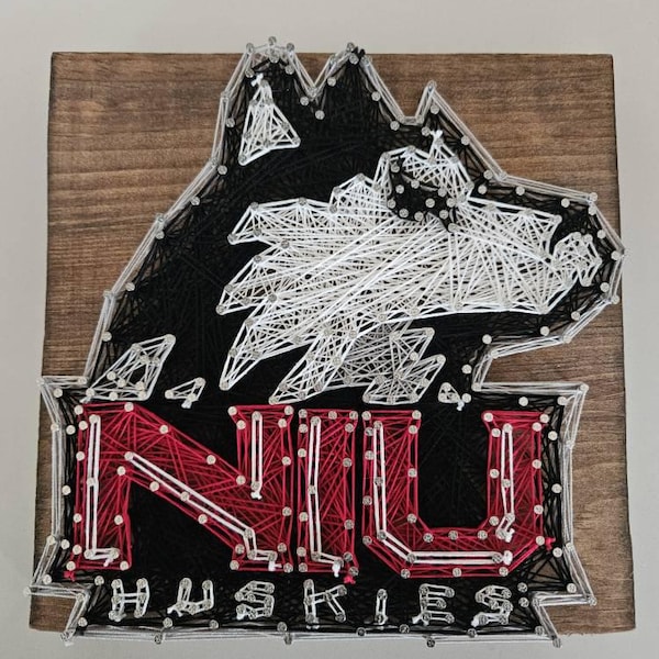 College String Art Sign, College Sports, College Teams, NCAA, Made to ...