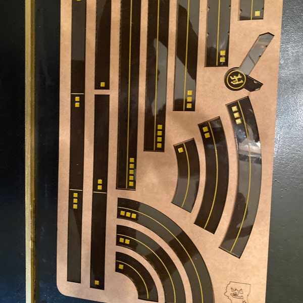 Range Pip Lettering Templates and Range Rulers With