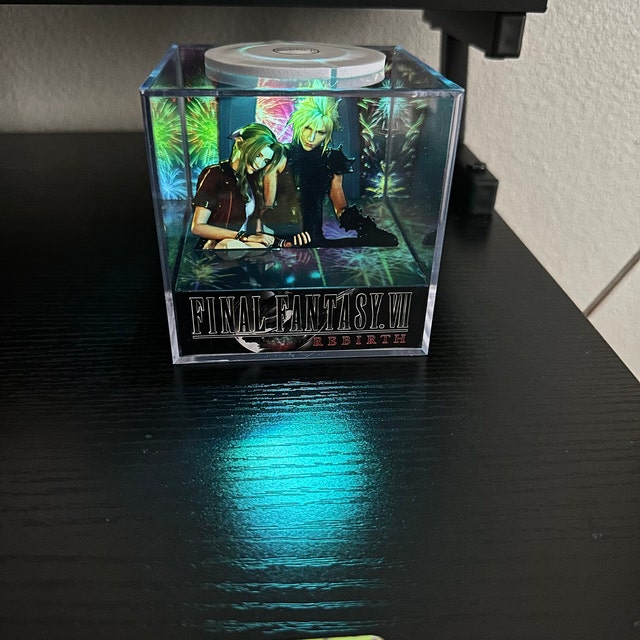 Final Fantasy VII Rebirth Aerith & Cloud Date - Diorama Cube