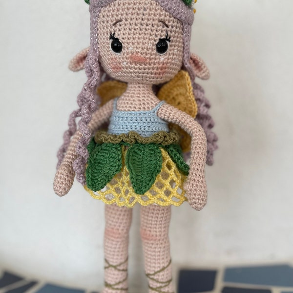 Crochet Pattern for Doll Fairy Amigurumi PDF English - Etsy