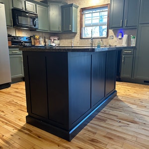 Winchester Custom Kitchen Island With Seating and Storage, Classic Kitchen  Island 