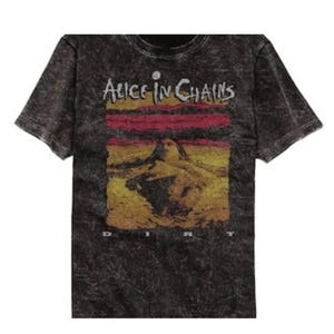 Alice in Chains Dirt Album Art Mineral Wash Black T-shirt - Etsy