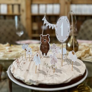 Zwei Kuchendekoration – Osterhasen-Motiv, Für 2. Geburtstag, Party-Deko Für Jungen & Mädchen