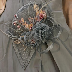 Mint Green Wedding Fascinator Derby Ascot Race Day Hat: Pink