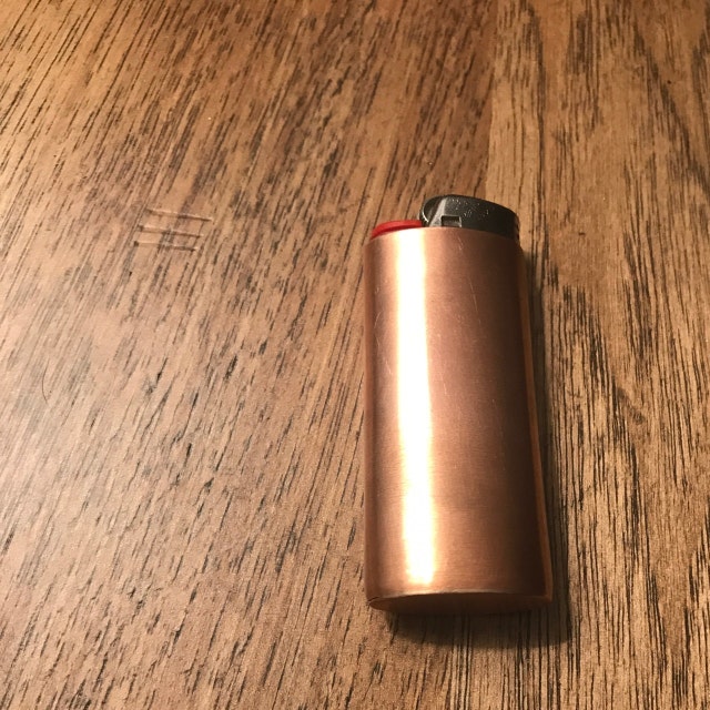 Brass Bic Lighter Case Etsy
