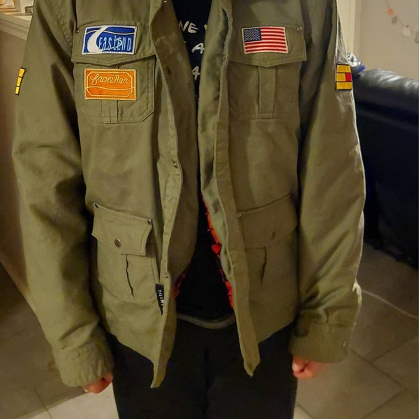 Air Force Aviator Hooded Leather Bomber Jacket
