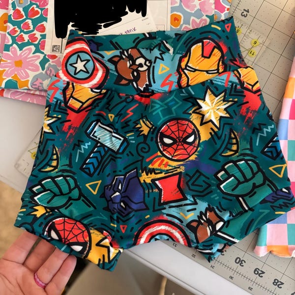 Super Hero Seamless Pattern, Cartoon Seamless Pattern, Super Hero ...