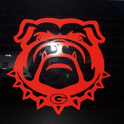 Georgia Bulldog Vinyl Custom Decal - Etsy