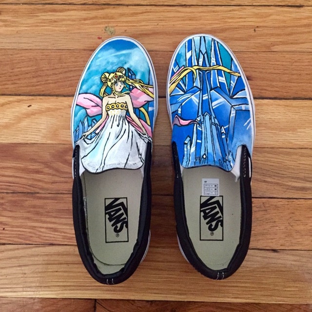 Vans zapatos goma queen cheap