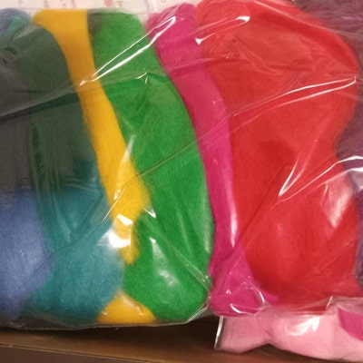 Lana Di Scarto Per Infeltrimento – 100g – Colori E Trame Assortite – Per Ago E Ad Umido – Riciclata Creativa