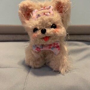 手作りヨーキー犬ミニぬいぐるみ | キーチェーン | バッグチャーム