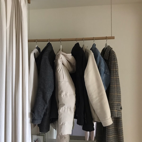 Clothes Rod - Coat Rack - Hanging Rod - Hanging Coat Rack - Etsy
