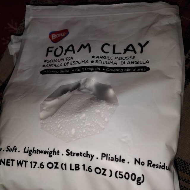 BOHS Foam Clay, BOHS Foam Moldeling Clay, BOHS Air Dry Clay, Air Dry Clay, Foam  Air Dry Clay 