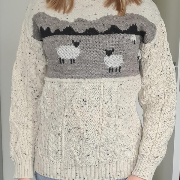 Plain Knitted Crop Woolen Jumper