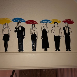 Download Friends TV Show SVG File Friends Umbrellas SVG Vinyl Cut ...