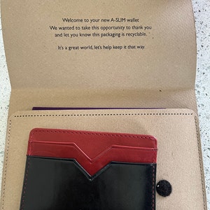 Leather Card Holder Credit Card Wallet Minimalist Card 