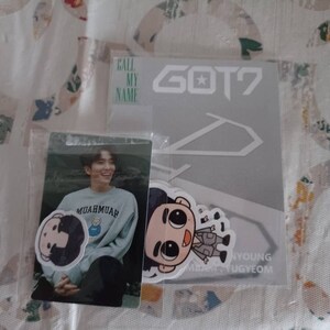 GOT7 ジャクソン　サイン入りステッカー ジャクソン スクエアロゴ ステッカー | Jackson Official