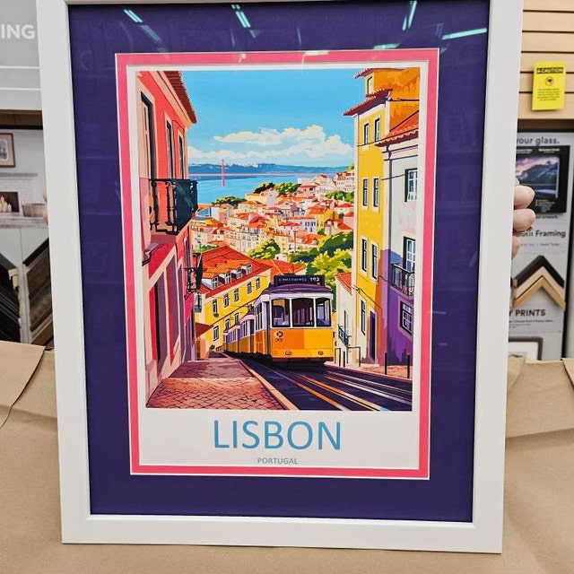 Reflecties in Lissabon van Heiko Westphalen op canvas, behang en meer