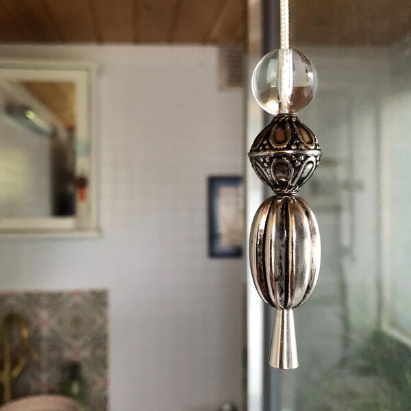 Light Pull Bathroom Light Pull Cord With Large Seashell Ceramic Bead ...