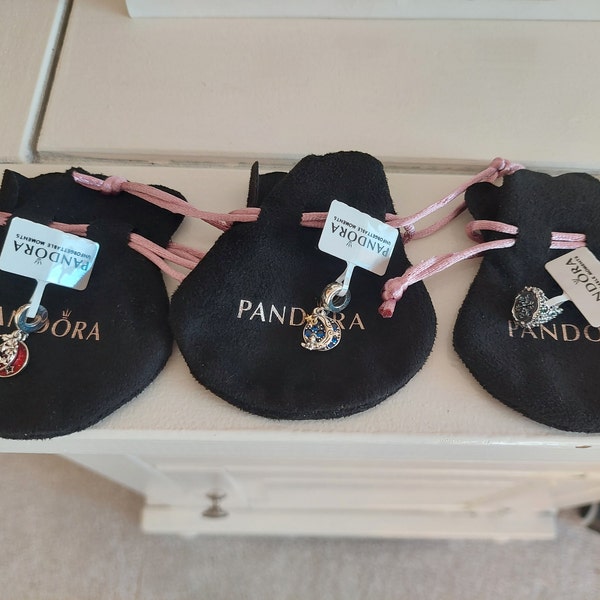CWOne Designs Charm Set Di 3 Ciondoli In Argento Sterlina 925 Con Zirconia | Collezione Natalizia | Regalo Con Sacchetto Di Velluto