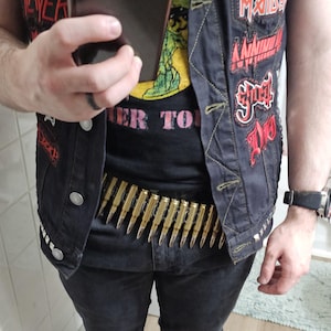 ヴィンテージ 銃弾 弾丸ベルト ミリタリー フルメタル ヴィンテージ 銃弾 弾丸ベルト ミリタリー フルメタル