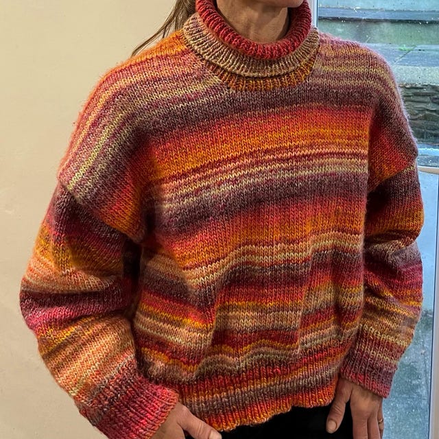 NKNIT♡pattern pullover sweat Knitting Pattern - Knit Sweater, Classic Knitting Pattern