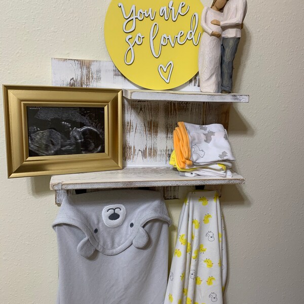 You Are so Loved Plaque - Nursery Wall Art - Rustic Wood Sign - Rustic ...