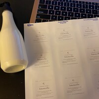 Essential Oil Roller Bottle Label — DIY Editable Roll on Label Template ...