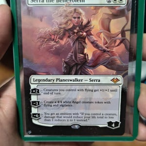 mtg serra cards Magic The Gathering - Angel damage that would reduce your life total to less than 1 reduces it to 1 instead Serra Angel - Collectors' Edition
