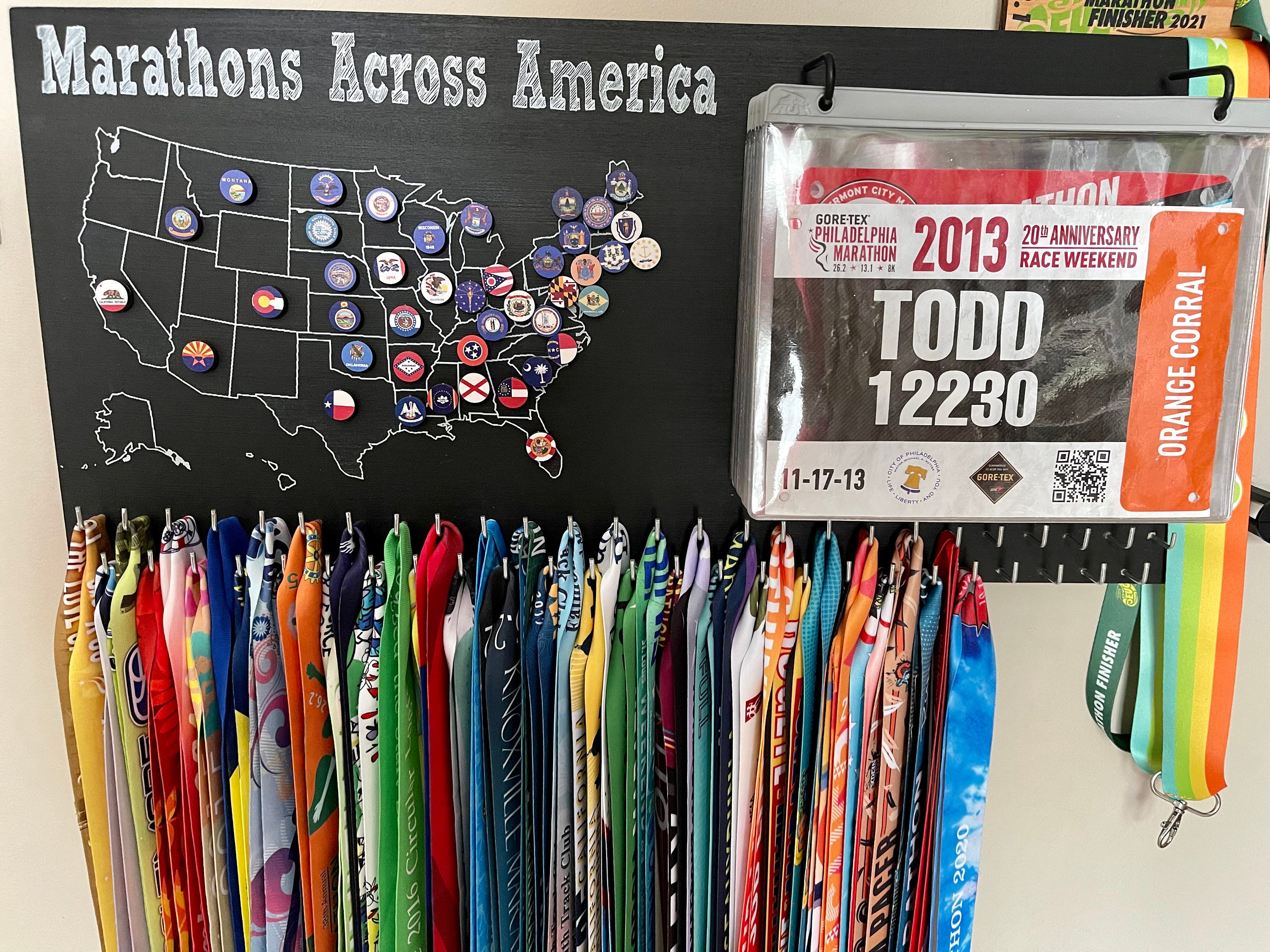 USA States Flags Push Pins