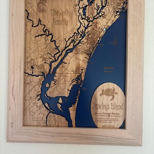 Pawleys Island South Carolina - Precision Laser Cut/engraved Wood