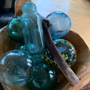 Filet De Peche Decoratif Japanese Glass Fishing Fish Net Blue