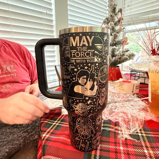 Star Wars Stanley or Unbranded Tumbler: 40 Oz Laser Engraved