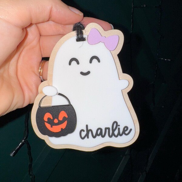 Boo Basket Tag | Halloween Name Tags | Personalized Halloween | Candy ...